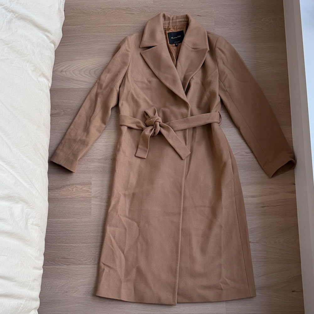Massimo Dutti Classic Brown Trench Coat